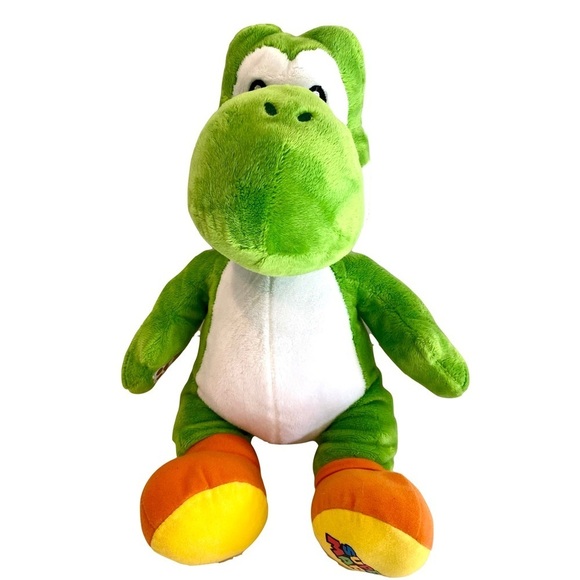 Build-A-Bear ONLINE EXCLUSIVE Super Mario Bros Yoshi 12" Plush Stuffed Animal - Picture 1 of 11